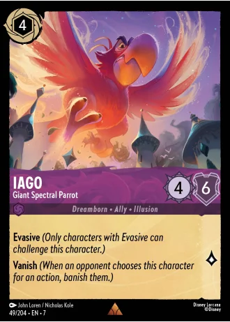 Iago - Giant Spectral Parrot #49/204 — Archazia's Island
