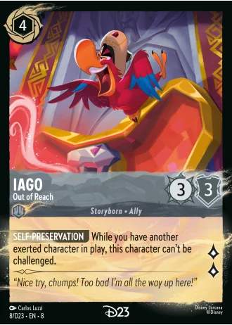 Iago - Out of Reach #8/204 — Reign of Jafar