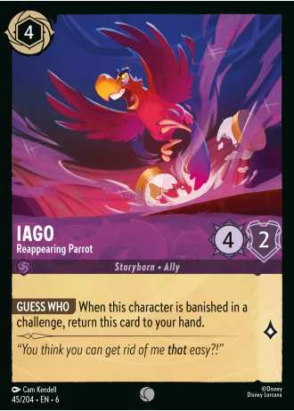 Iago - Reappearing Parrot #45/204 — Azurite Sea