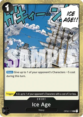 Ice Age (OP02-117) (Jolly Roger Foil) — One Piece The Best (PRB01)