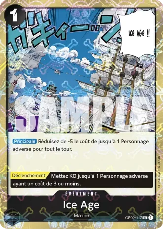 Ice Age (OP02-117) (Textured Foil) — ONE PIECE CARD THE BEST (PRB01)