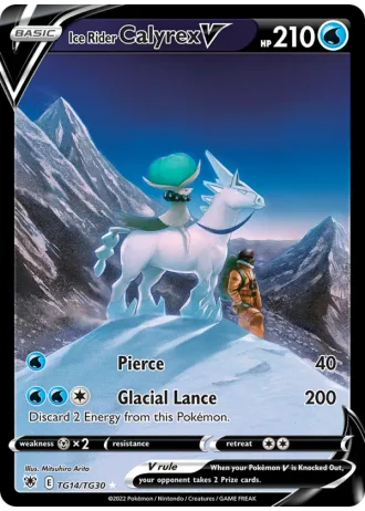 Ice Rider Calyrex V TG14/30 — Trainer Gallery (Astral Radiance)