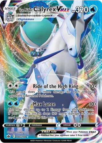 Ice Rider Calyrex VMAX #046/198 — Holiday Calendar 2022