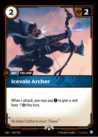 Icevale Archer #065/219 — Organized Play Promos