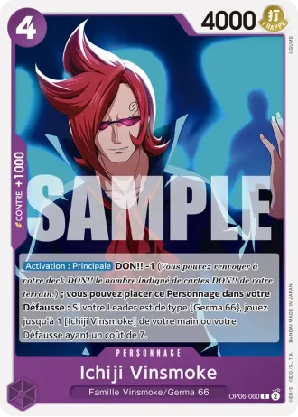 Ichiji Vinsmoke (OP06-060) (Full Art) — ONE PIECE CARD THE BEST (PRB01)