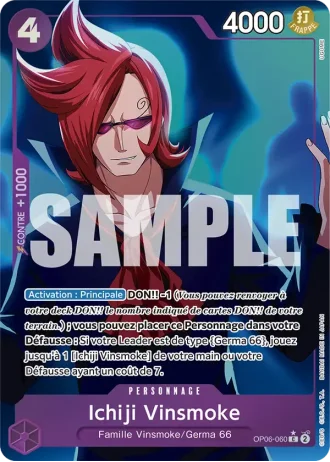 Ichiji Vinsmoke (OP06-060) (Reprint) — ONE PIECE CARD THE BEST (PRB01)