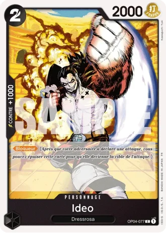 Ideo (OP04-077) (Pirate Foil) — ONE PIECE CARD THE BEST vol.2 (PRB02)