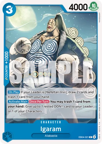 Igaram (EB04-021) — The Azure Sea's Seven (OP14-EB04)
