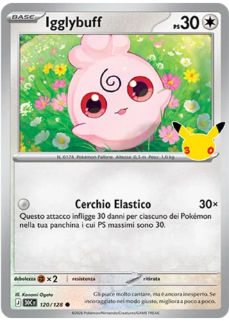 Igglybuff #120/128 — 30° Anniversario