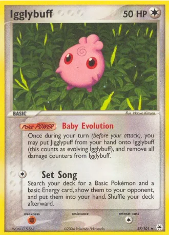 Igglybuff #37/101 — EX Leggende Nascoste