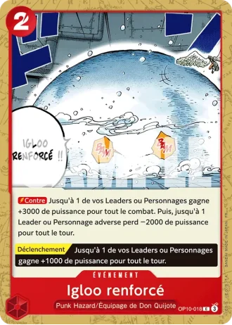 Igloo renforcé (OP10-018) (Pirate Foil) — ONE PIECE CARD THE BEST vol.2 (PRB02)