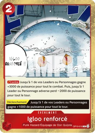 Igloo renforcé (OP10-018) (Reprint) — ONE PIECE CARD THE BEST vol.2 (PRB02)