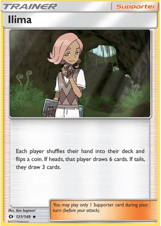 Ilima #121/149 — Sun & Moon