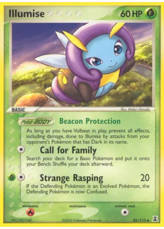 Illumise #45/113 — EX Specie Delta