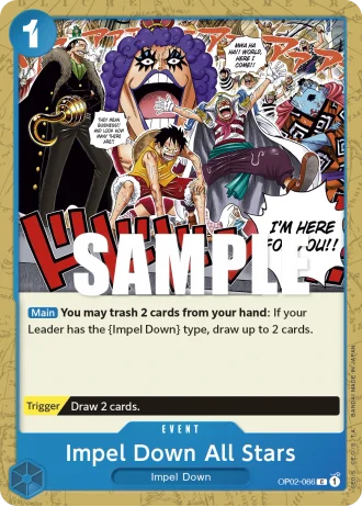 Impel Down All Stars (OP02-066) — Paramount War (OP02)