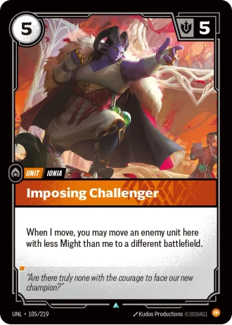Imposing Challenger #105/219 — Unleashed