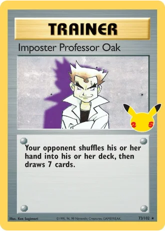 Imposter Professor Oak #73/102 — Classic Collection (Celebrations)