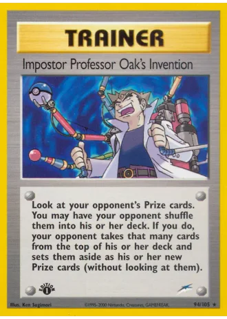 Impostor Professor Oak's Invention #94/105 — Neo Destiny