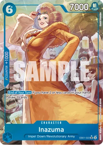 Inazuma (EB01-022) (Alternative Art) — Memorial Collection (EB01)