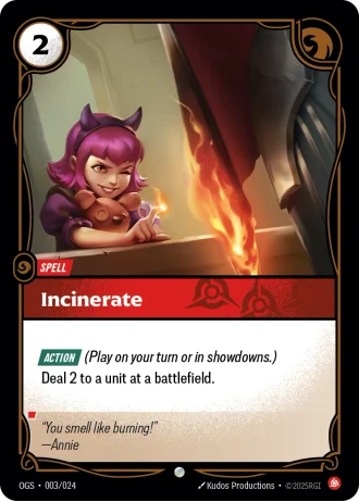 Incinerate #003/024 — Proving Grounds