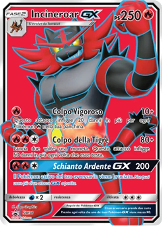 Incineroar GX SM38 — Sole e Luna Promos