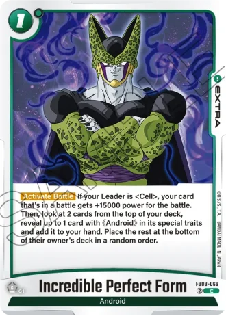 Incredible Perfect Form FB08-069 — Saiyan's Pride (FB08)