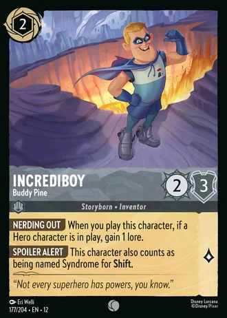 Incrediboy - Buddy Pine #177/257 — Wilds Unknown