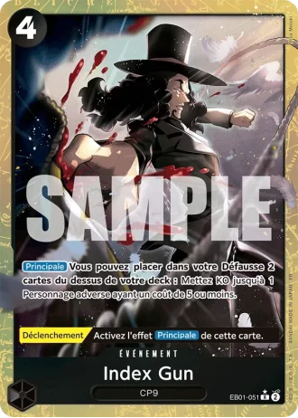 Index Gun (EB01-051) (Alternative Art) — ONE PIECE CARD THE BEST vol.2 (PRB02)