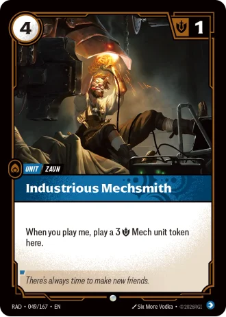 Industrious Mechsmith #049/167 — Radiance
