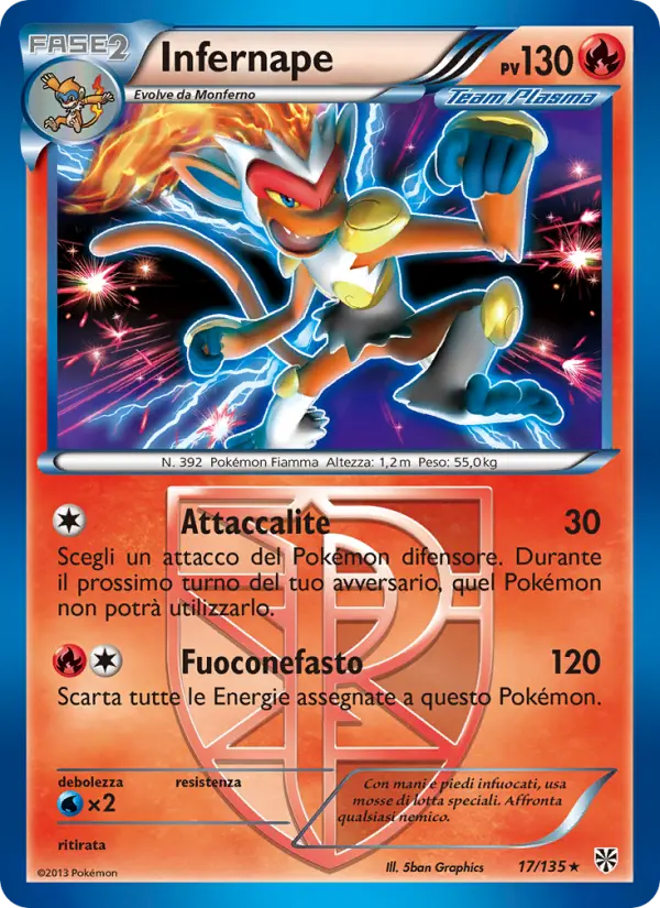 Infernape #17 — Uragano Plasma