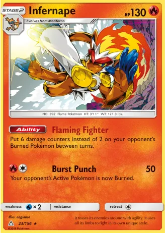 Infernape #23/156 — Ultra Prism