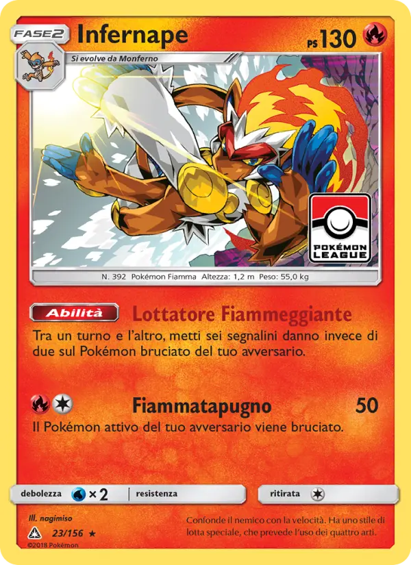 Infernape #23 — Ultraprisma