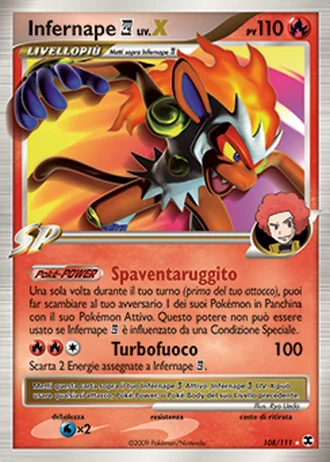 Infernape 4 LIV.X #108/111 — L'Ascesa dei Rivali