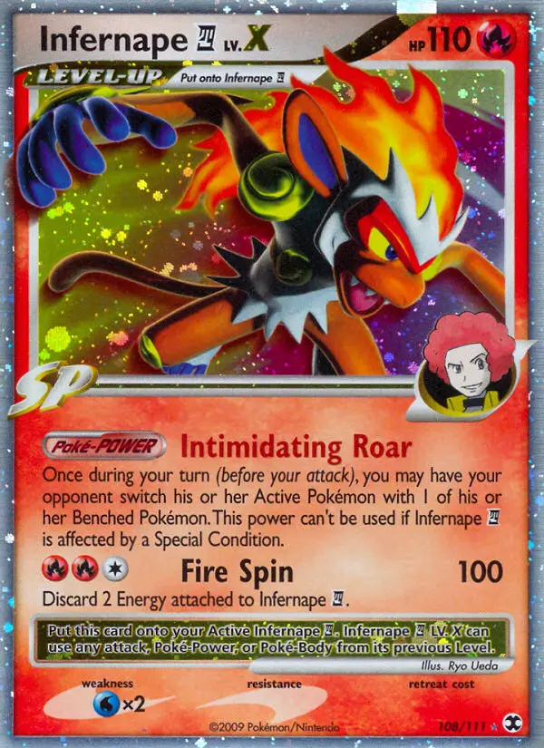 Infernape 4 LV.X #108 — Rising Rivals
