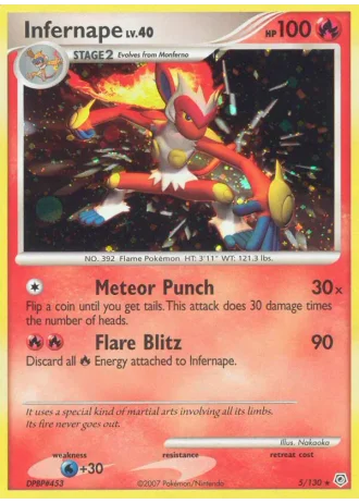 Infernape #5/130 — Diamante & Perla