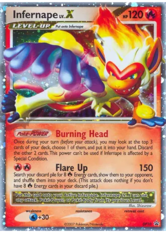 Infernape LV.X DP10 — Diamond & Pearl Promos
