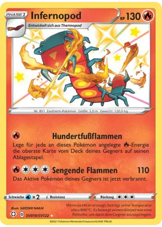 Infernopod SV019/122 — Schillernde Schatzkammer (Glänzendes Schicksal)