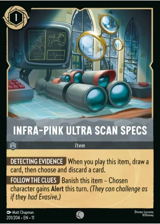 Infra-Pink Ultra Scan Specs #201/204 — Winterspell