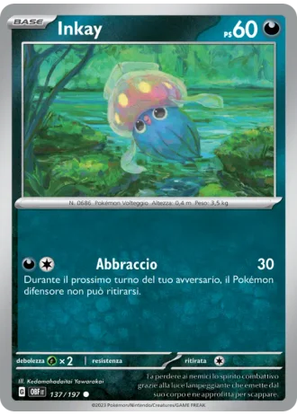Inkay #137/197 — Ossidiana Infuocata