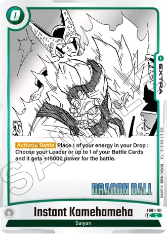 Instant Kamehameha  SB01-101 — Manga Booster 01 (SB01)