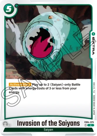 Invasion of the Saiyans  FB04-075 — Ultra Limit (FB04)