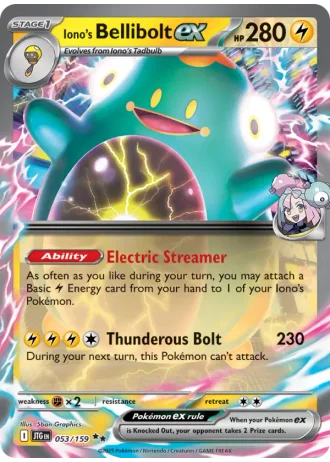 Iono's Bellibolt ex #053/159 — Journey Together