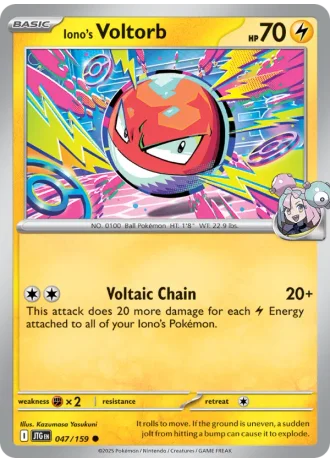 Iono's Voltorb #047/159 — Journey Together
