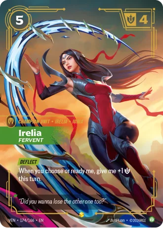 Irelia, Fervent #174/166 — Vendetta