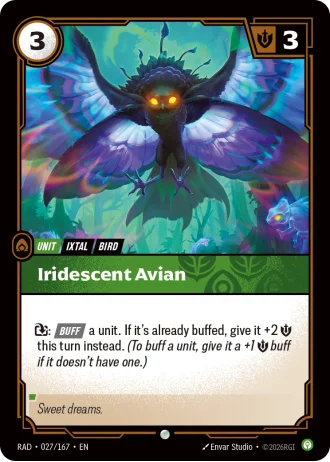 Iridescent Avian #027/167 — Radiance