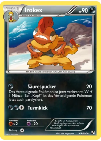 Irokex #69/114 — Schwarz & Weiß