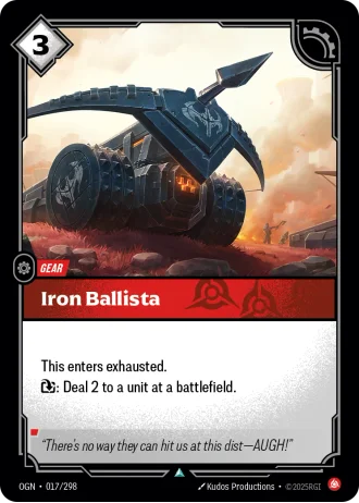 Iron Ballista #017/298 — Origins