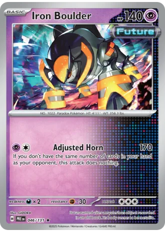 Iron Boulder #046/131 — Prismatic Evolutions