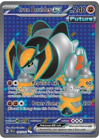 Iron Boulder ex #192/162 — Temporal Forces