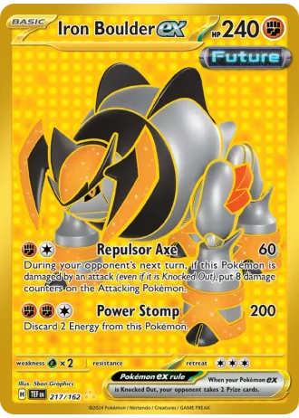 Iron Boulder ex #217/162 — Temporal Forces